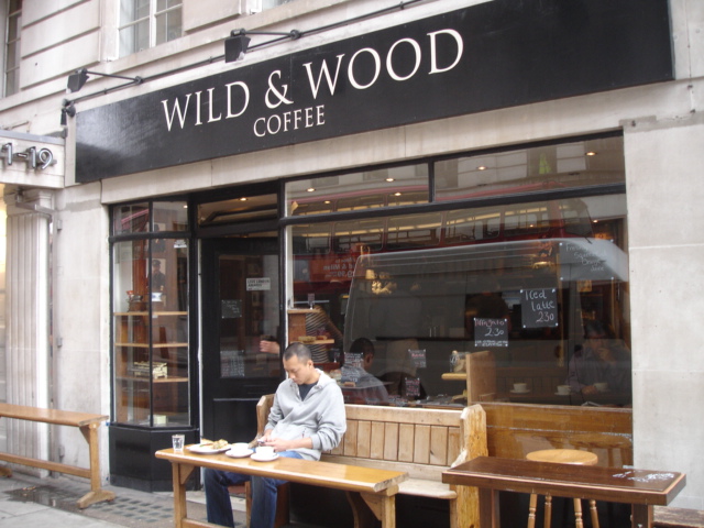 the best coffee shop in central London , I stumbled across Wild &amp; Wood ...